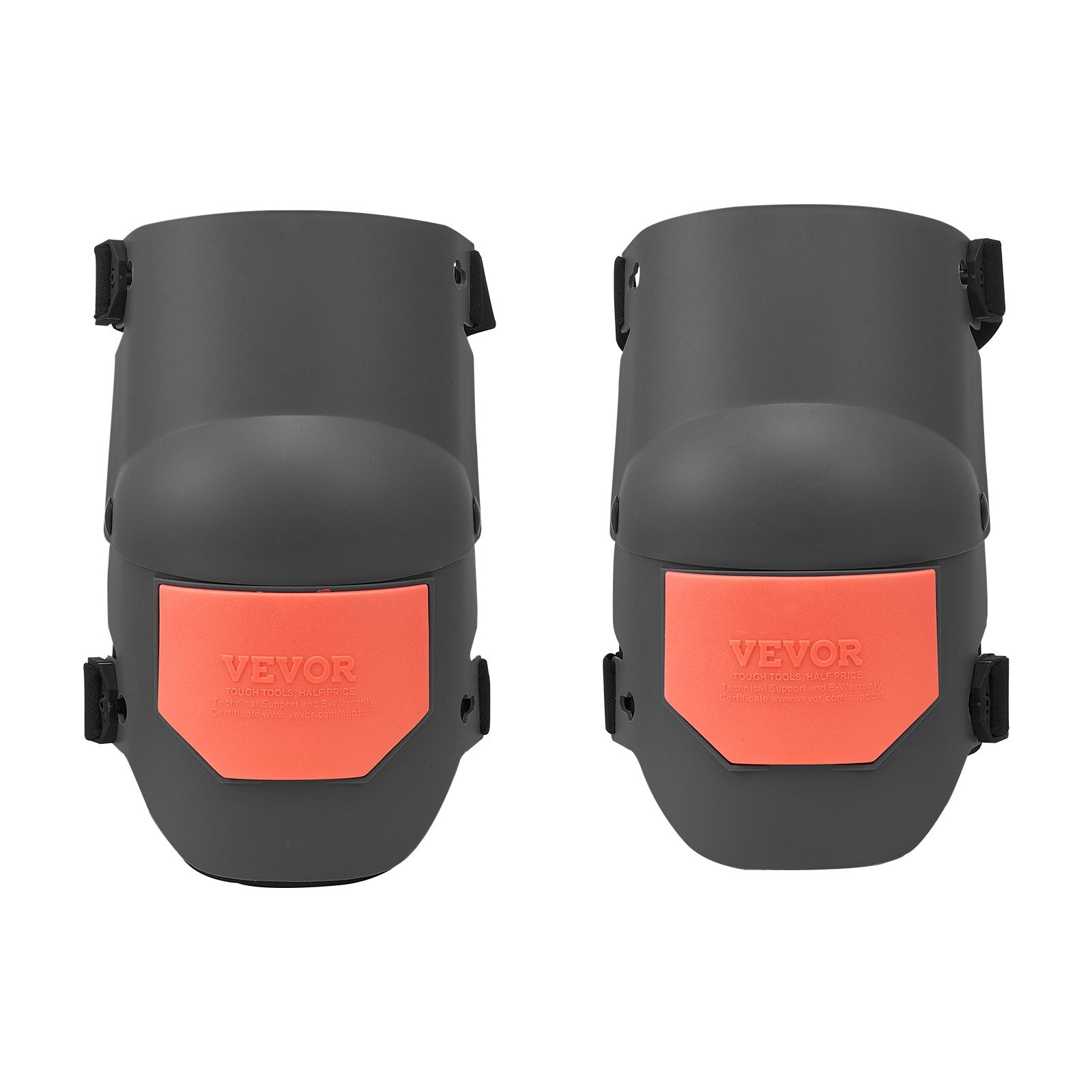 Knee Pads for Work Extra Thick Foam Cushion Pro Protection Comfort Black/Orange