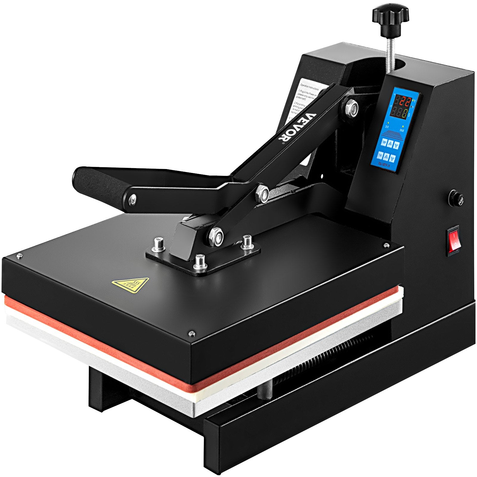 Heat Press 15x15" Industrial Quality T-Shirt Sublimation Clamshell Machine