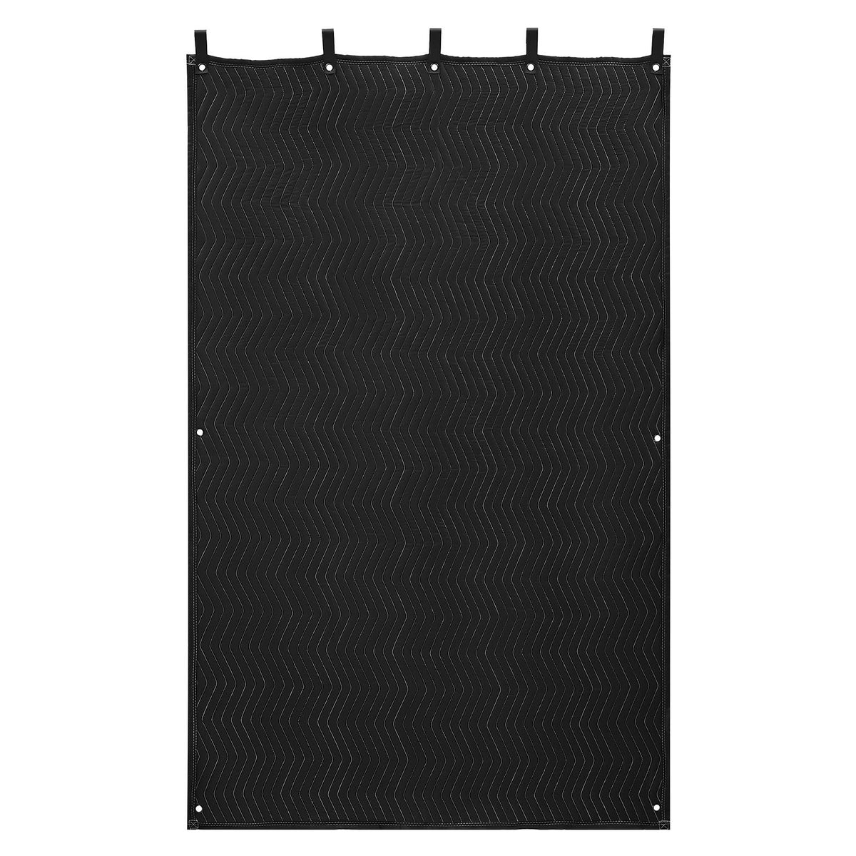 Sound Dampening Blanket 2032x1219mm Grommeted Soundproof Studio Curtain, Black