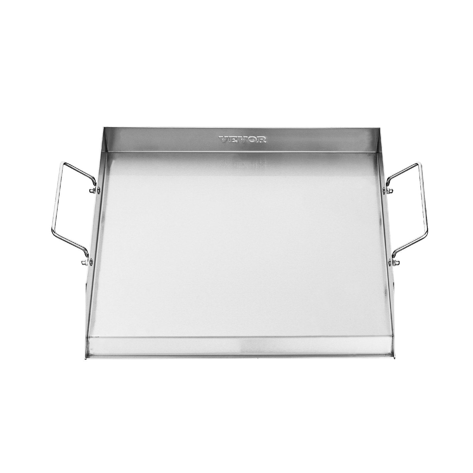 Griddle Stainless Steel Flat Top Gas Grill Teppanyaki Portable 18x16 Inch