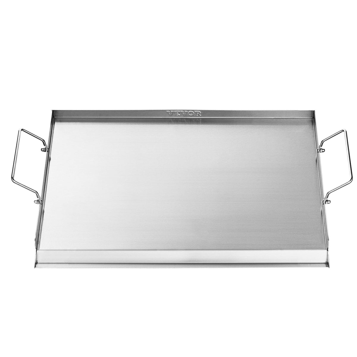 Stainless Steel Griddle 23x16 inch Flat Top BBQ Grill Teppanyaki with Handle