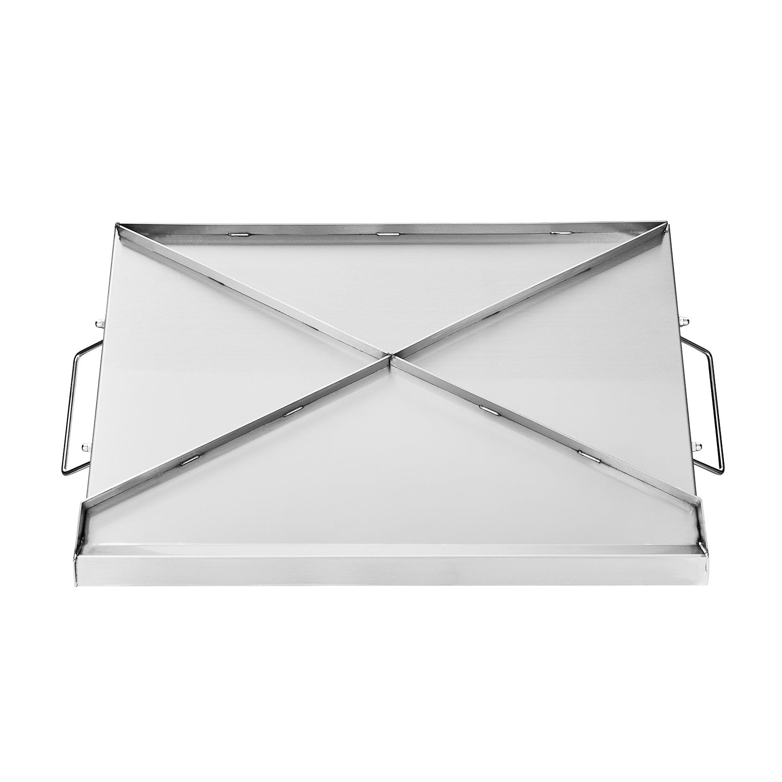 Stainless Steel Griddle 23x16 inch Flat Top BBQ Grill Teppanyaki with Handle