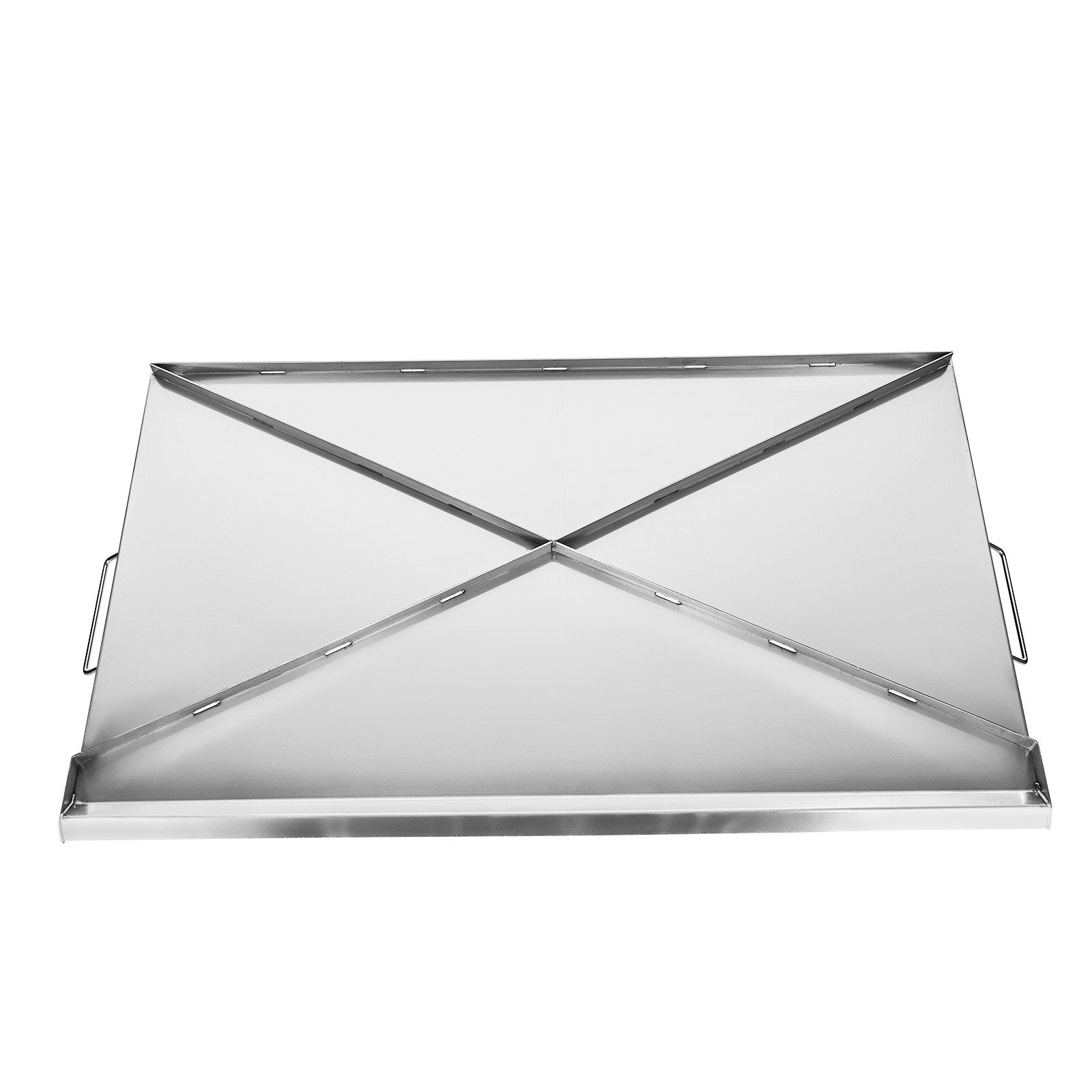 Griddle Stainless Steel Flat Top Gas Grill Teppanyaki Portable Handle 36x22 Inch