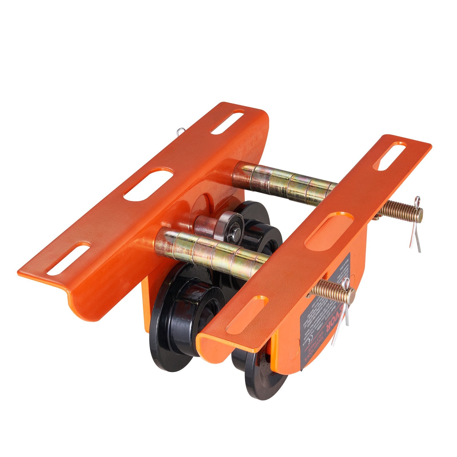 Electric Hoist Manual Trolley 0.5 Ton Push Beam Dual Wheels Adjustable