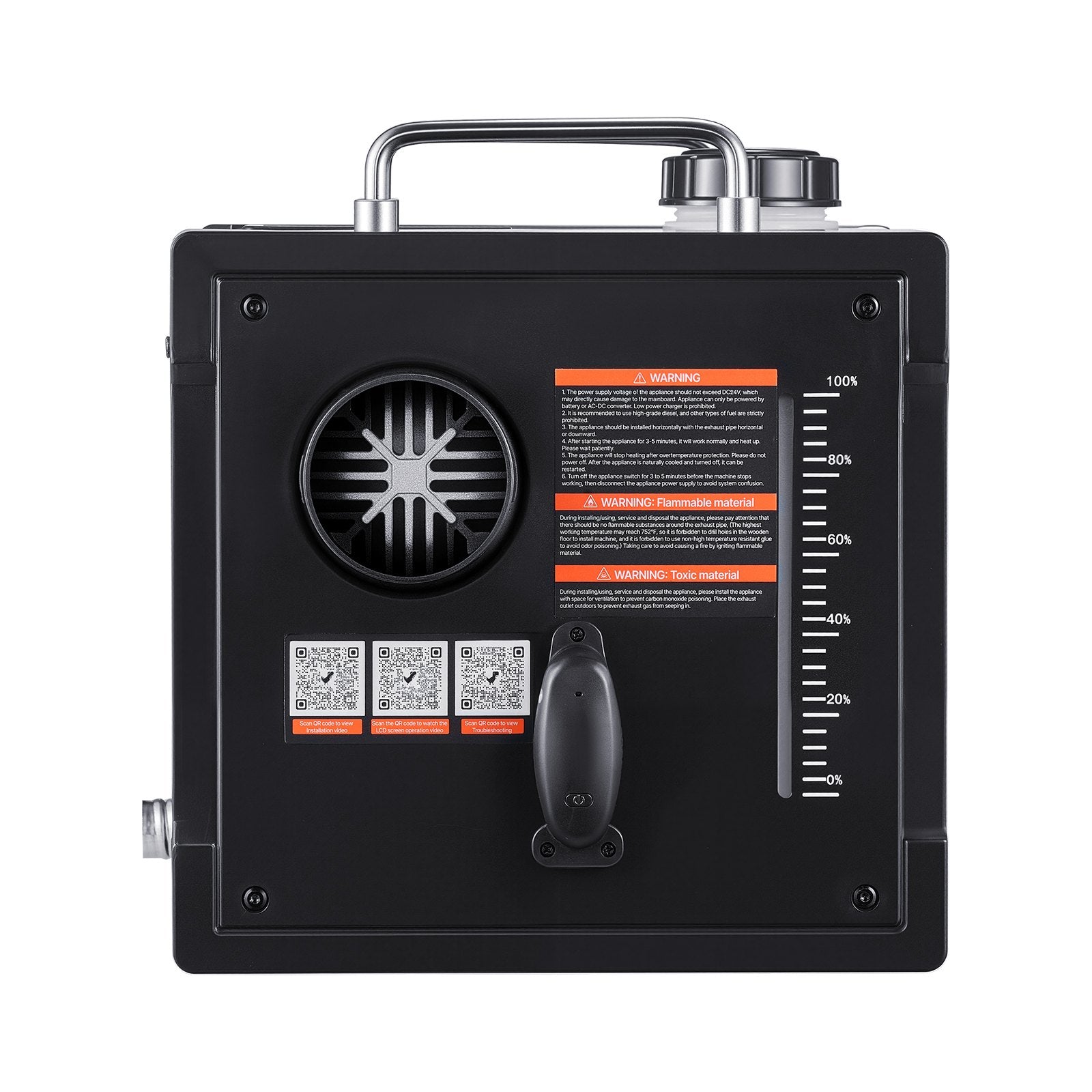 8KW Portable Diesel Heater 12V/24V w/ APP Control Remote & 7L Tank