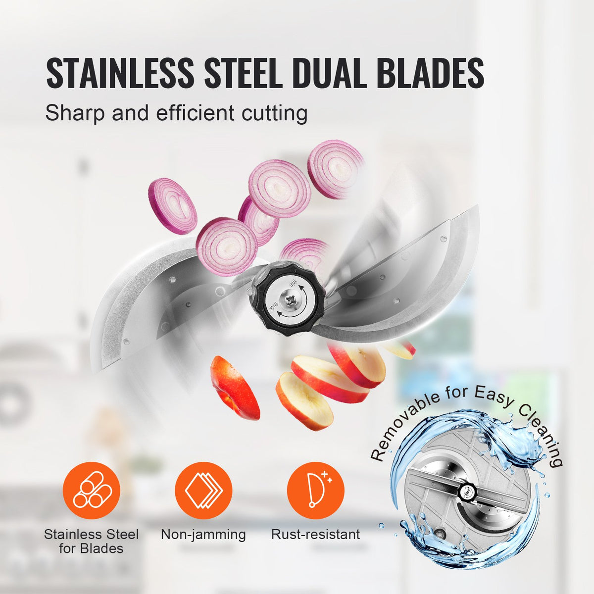 Electric Vegetable Slicer 0–12mm Adjustable Stainless Steel Food Cutter Machine