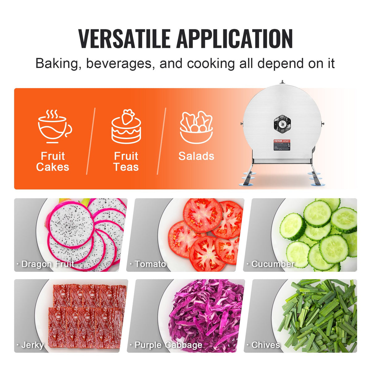 Electric Vegetable Slicer 0–12mm Adjustable Stainless Steel Food Cutter Machine