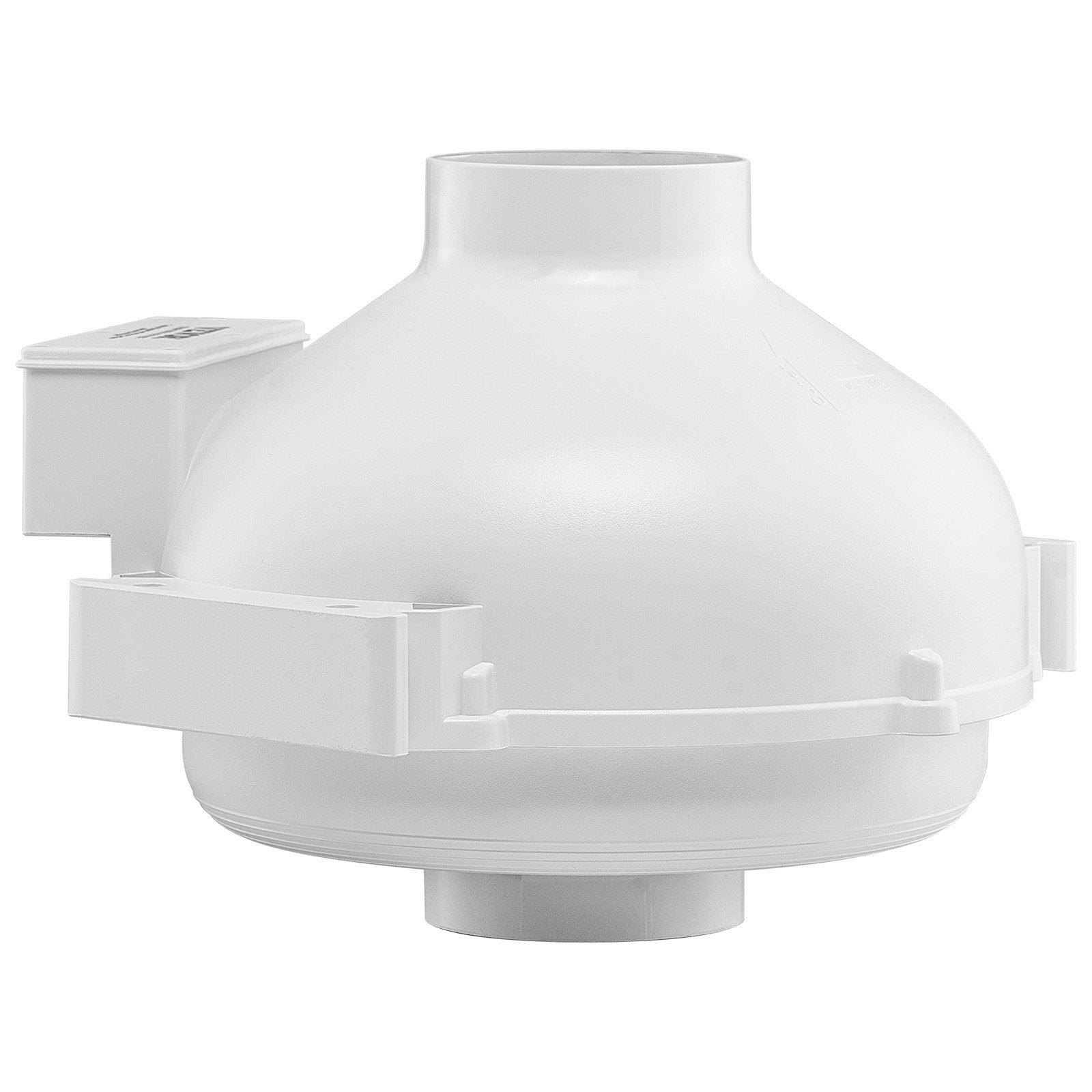 Radon Mitigation Fan System 4-4.5 Inch Quiet 190 CFM Indoor Outdoor Vent