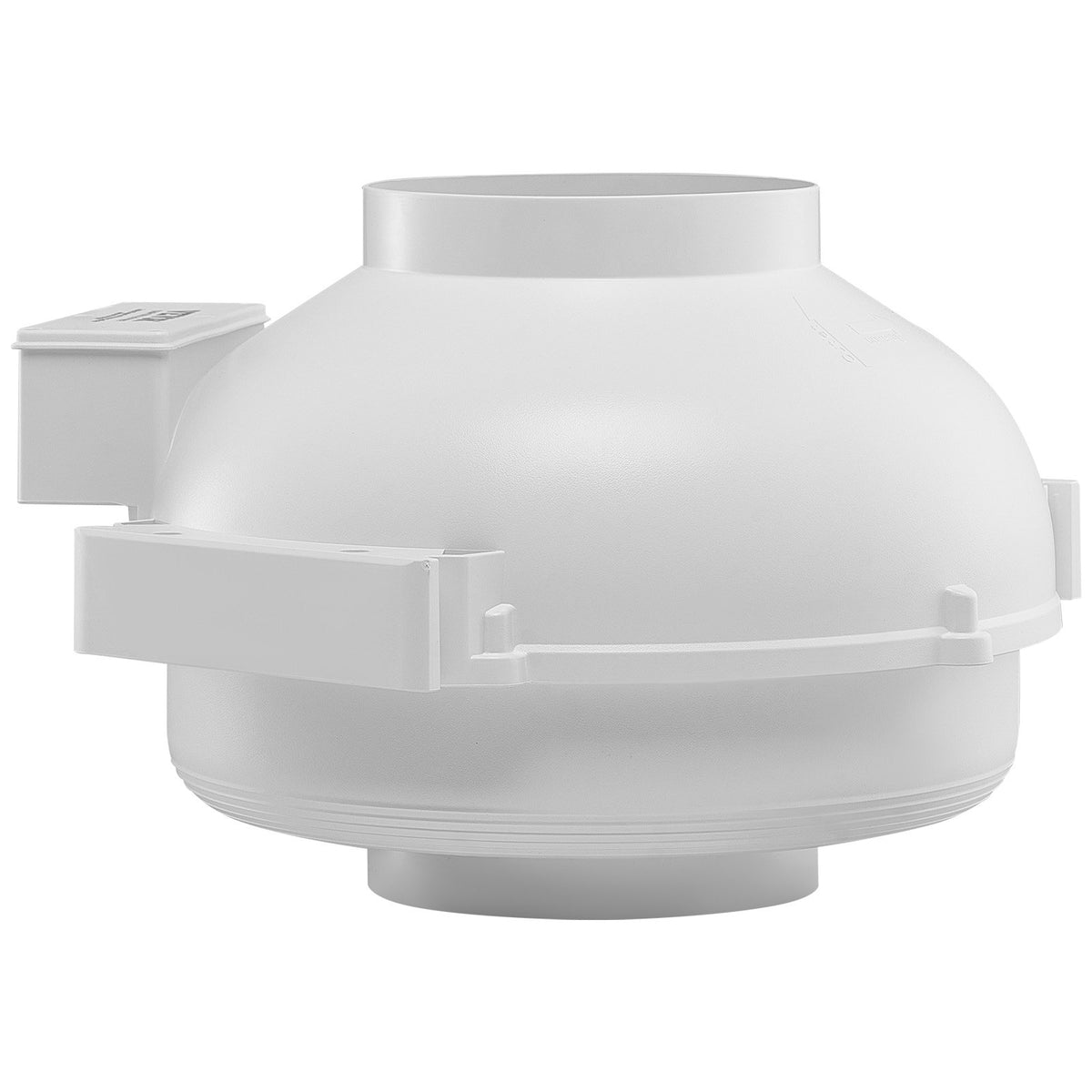 Radon Mitigation Fan System 4-4.5 Inch Quiet 380 CFM Indoor Outdoor Vent
