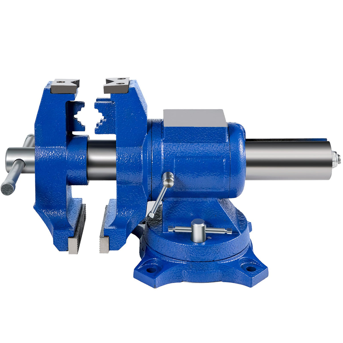 Multipurpose Bench Vise 6" 30KN Heavy Duty with 360° Swivel Base and Head