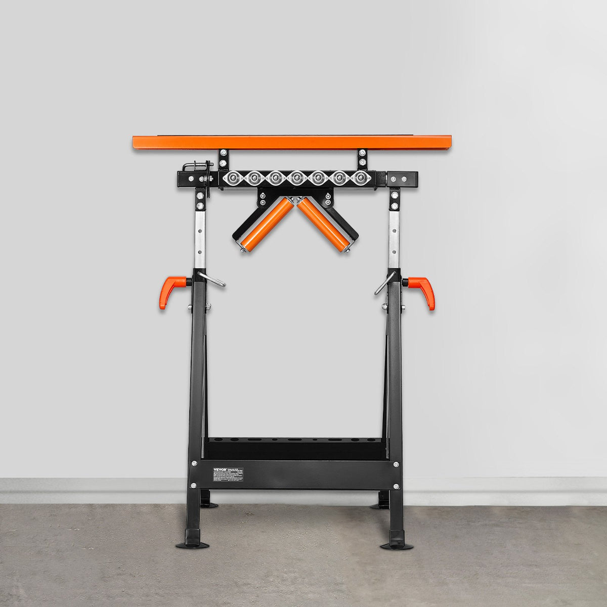 4-in-1 Roller Stand 220kg Load Adjustable 838-1270mm Folding Heavy Duty Woodwork