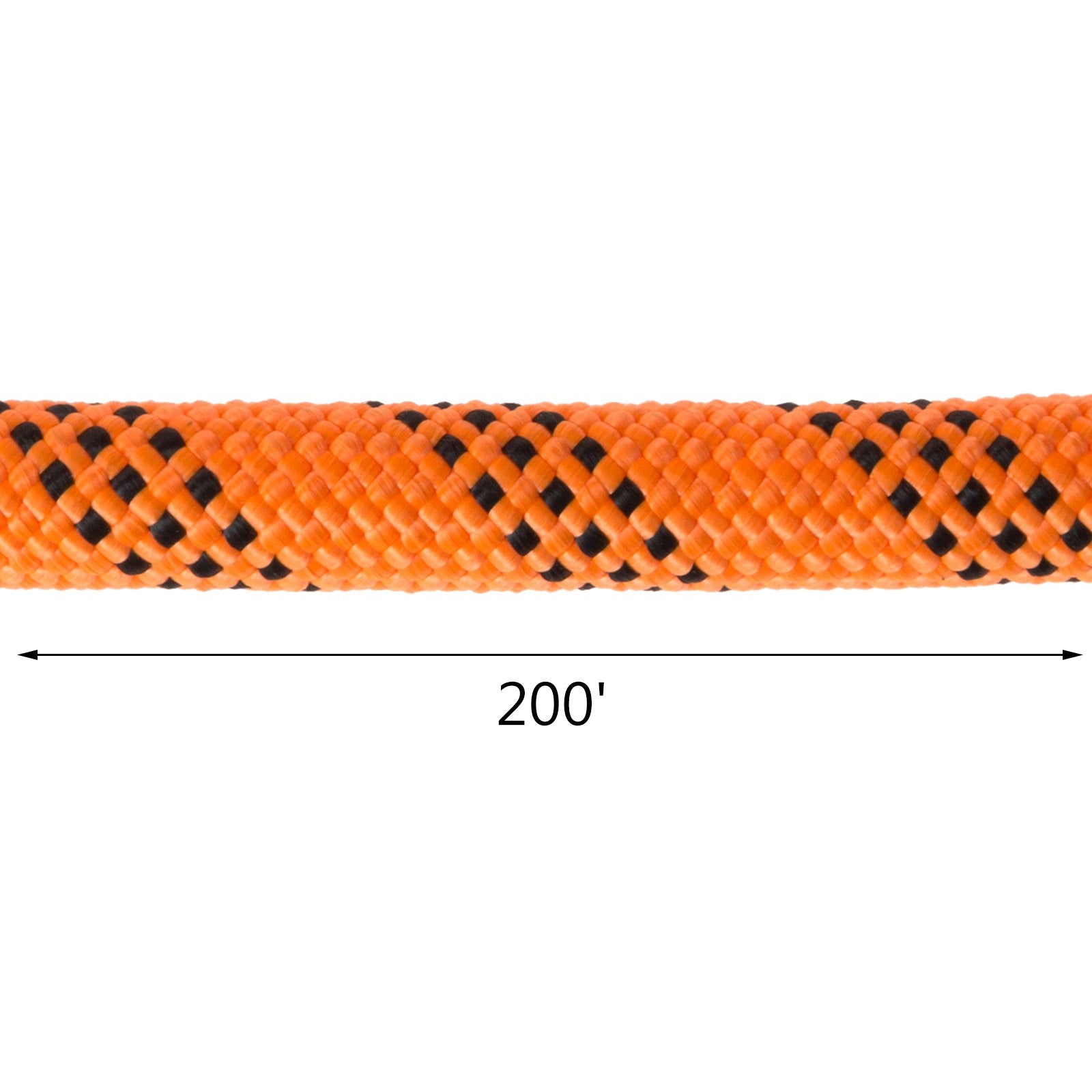 Polyester Rope 7/16" x 200ft 8400lbs Breaking Strength Load and Pulling Rope