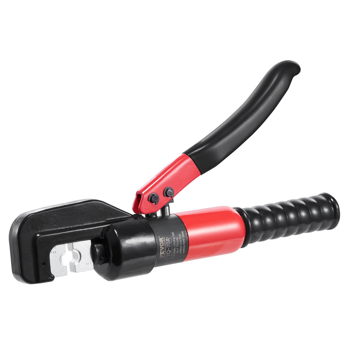 Hydraulic Crimping Tool with 9 Dies, Cutting Pliers, Gloves & Copper Connectors