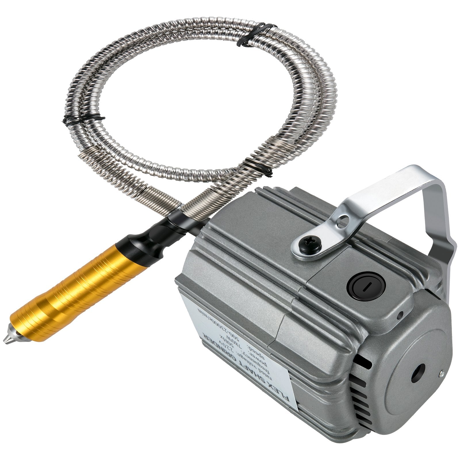 Flex Shaft Grinder 780W 500-23000RPM 13-Jaw Chuck Foot Pedal 45PCS Accessories