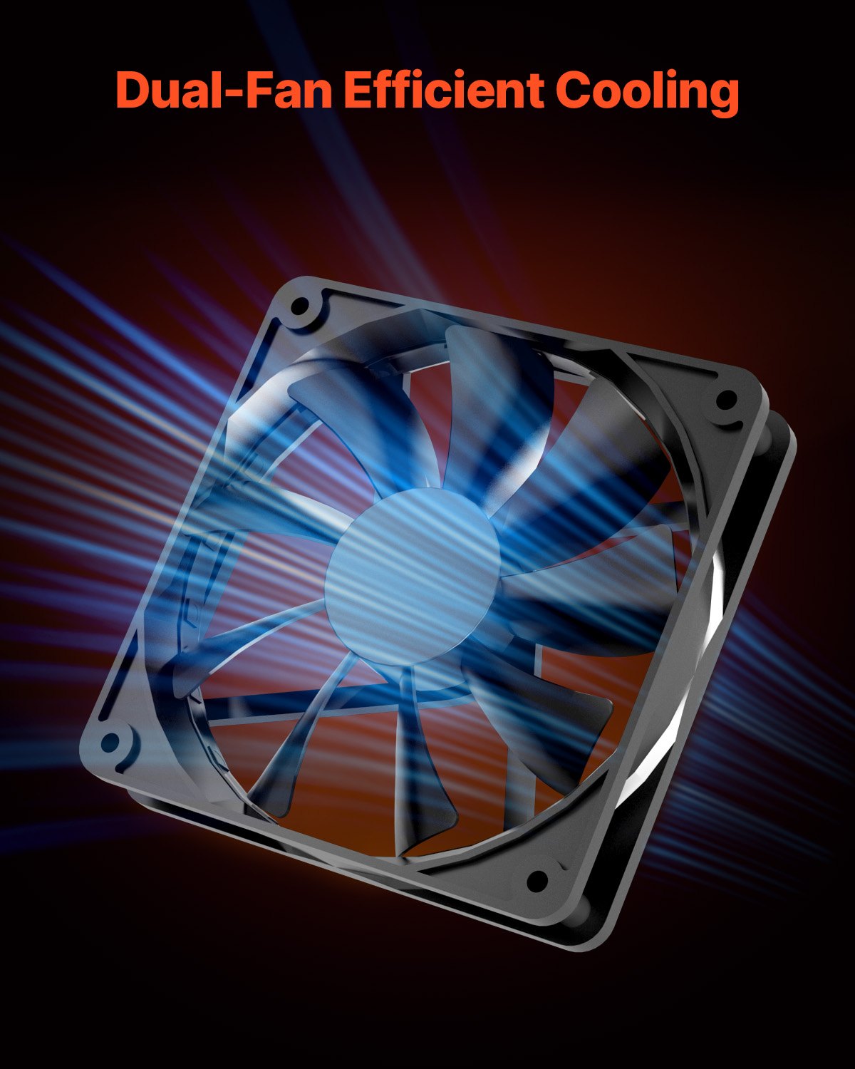 PC Gaming Case Mid-Tower, Tempered Glass, 2x120mm Fans, ATX/M-ATX/ITX