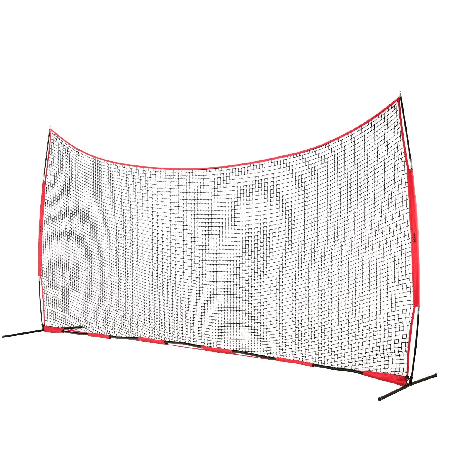 Barricade Backstop Net 20x10ft Portable Ball Sports Barrier with Carry Bag