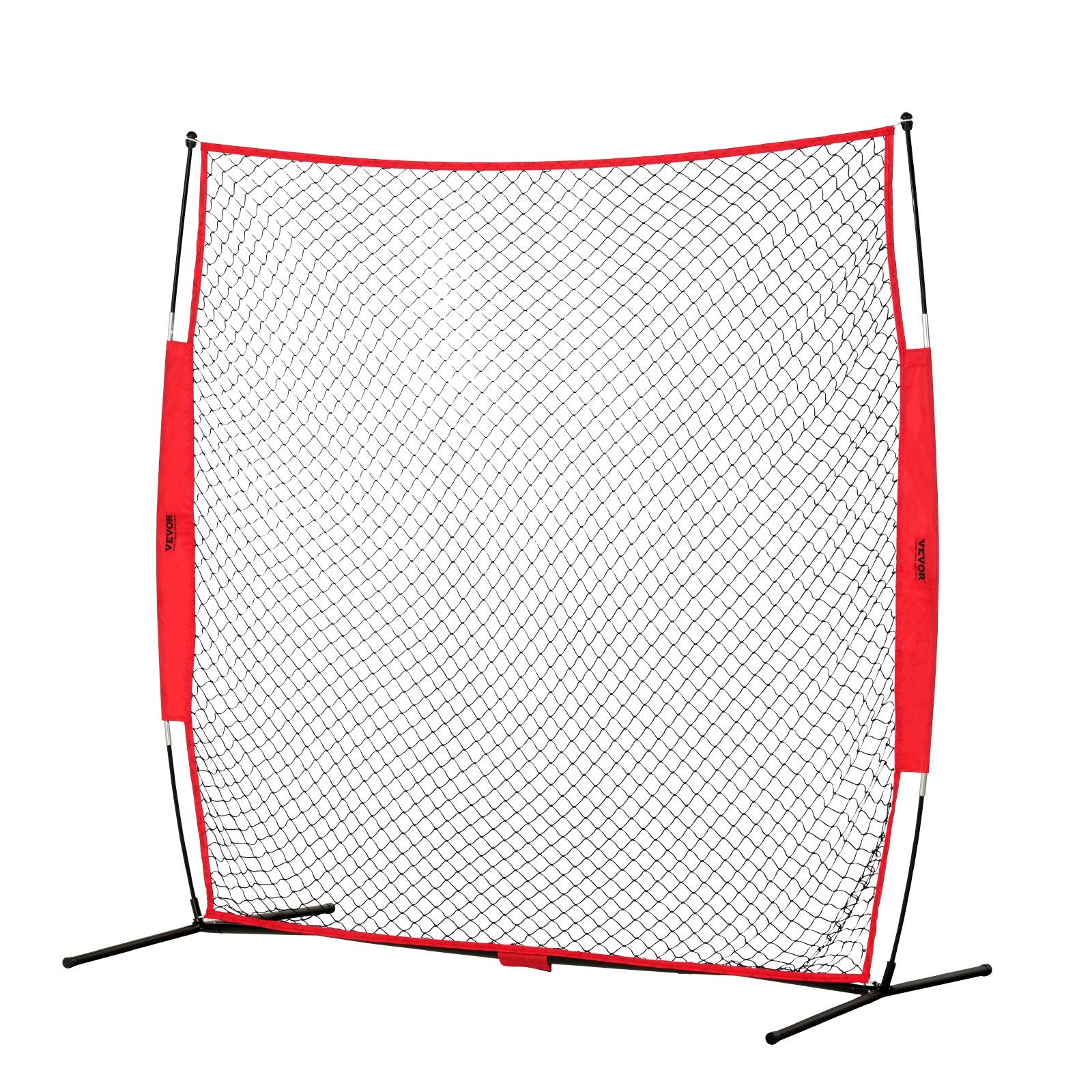 Barricade Backstop Net 7x7ft Portable Ball Sports Barrier with Carry Bag