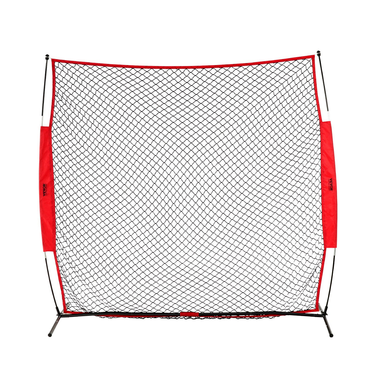Barricade Backstop Net 7x7ft Portable Ball Sports Barrier with Carry Bag