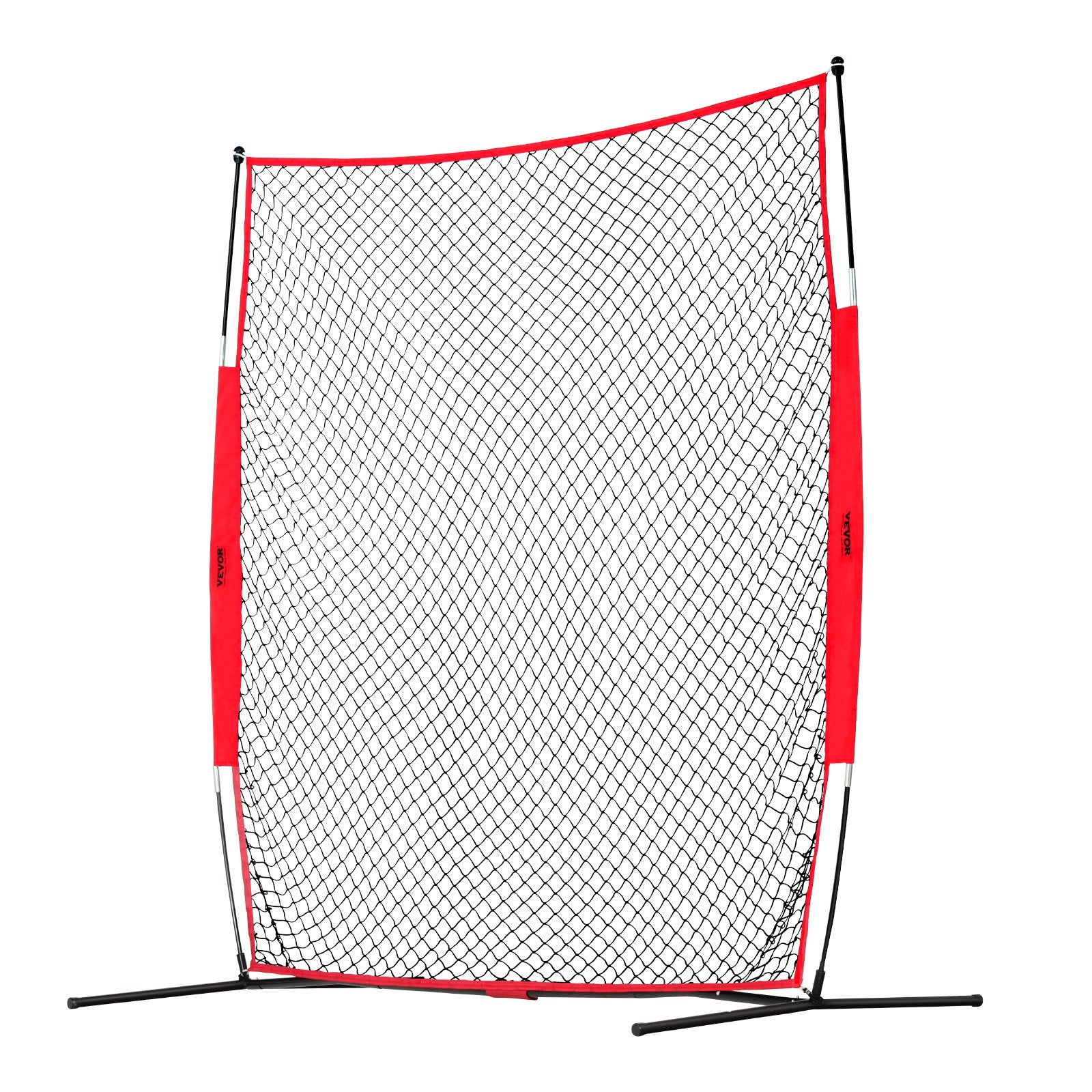 Barricade Backstop Net 7x7ft Portable Ball Sports Barrier with Carry Bag