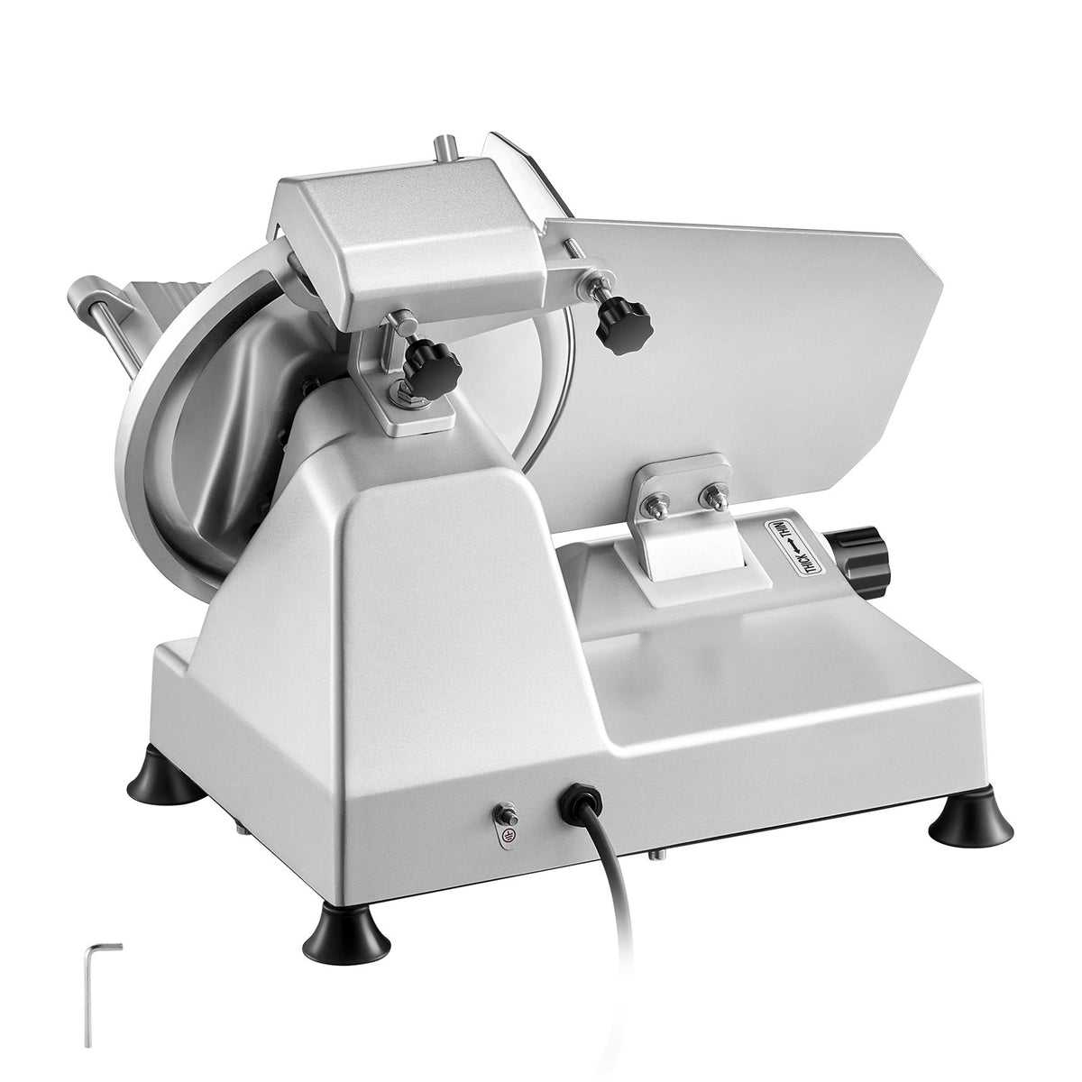 Commercial Meat Slicer 10" Electric 180W with 65Mn Blade Adjustable Thickness