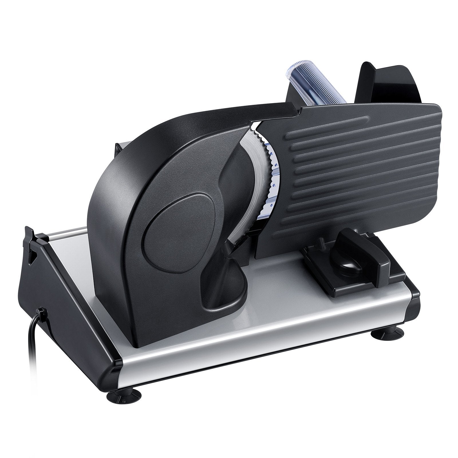 Meat Slicer 7.5" Electric180W 2 SUS420 Blades0-0.6" Adjustable Thickness HomeUse