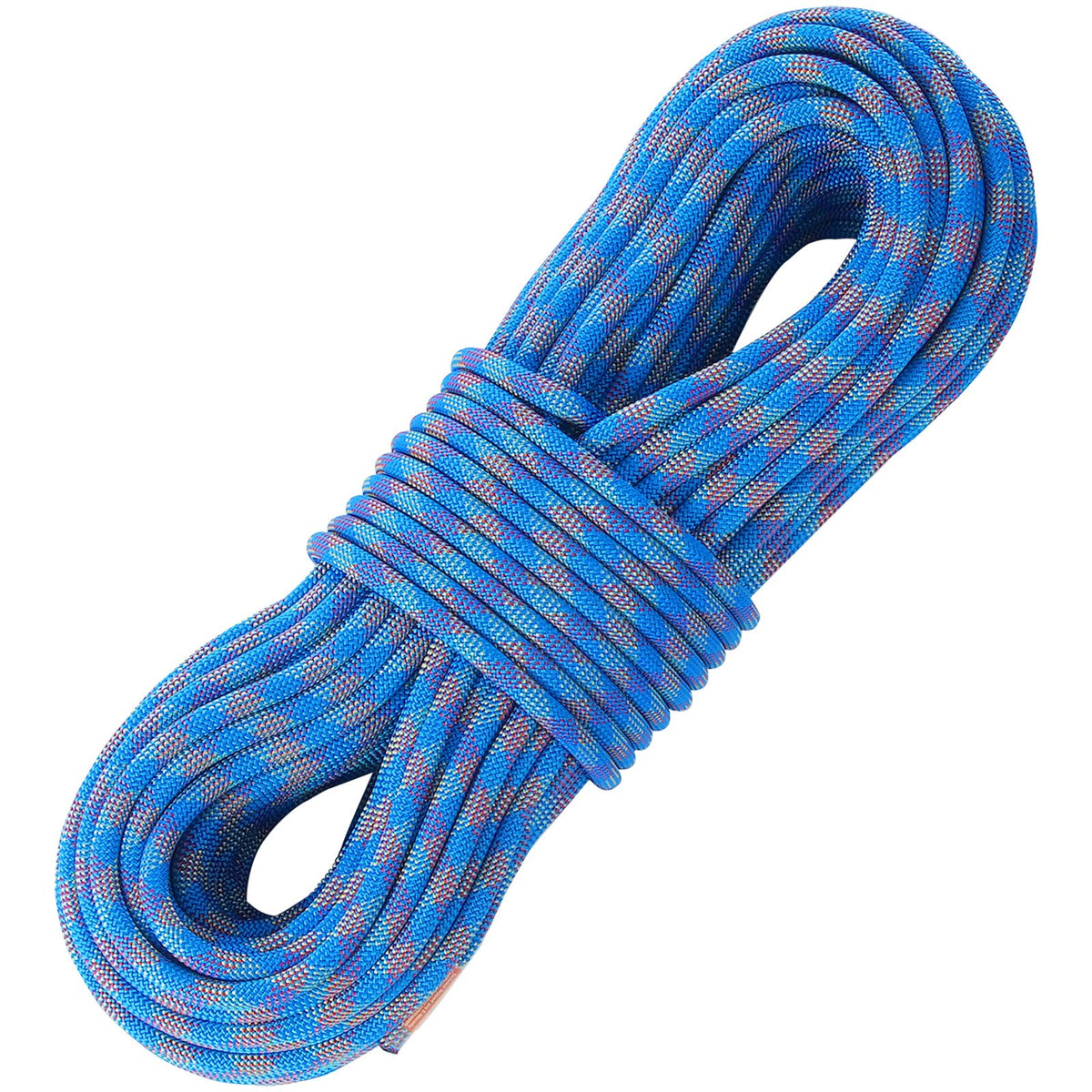 Dynamic Climbing Rope 10.2mm 70M 25KN Rock Rope Steel Snap Hooks Blue