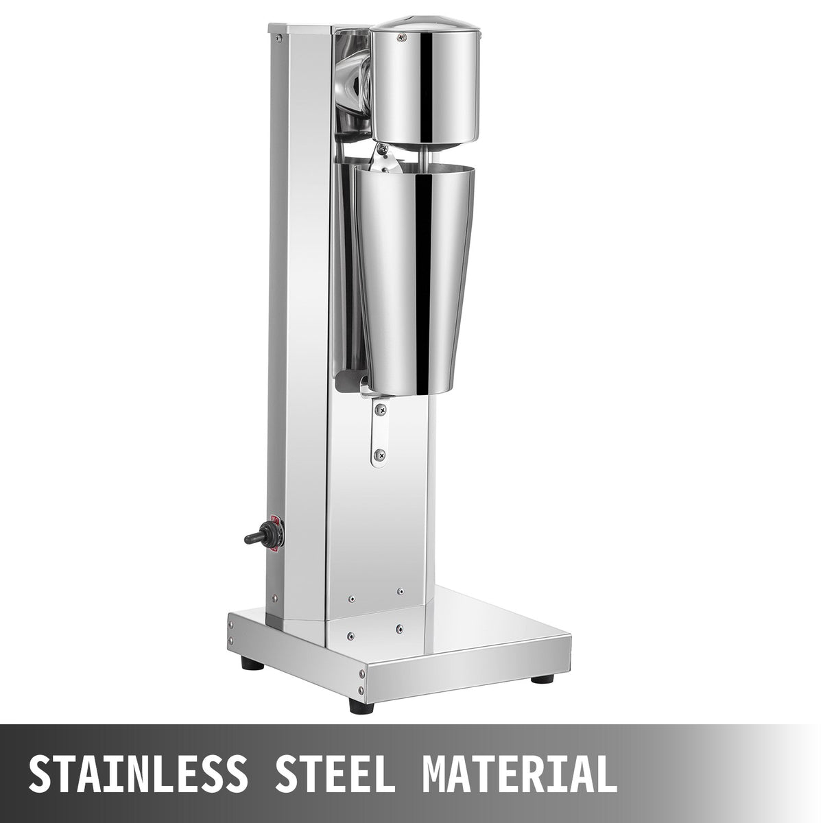 Electric Milkshake Maker 180W Stainless Steel 2 Speed Mixer
