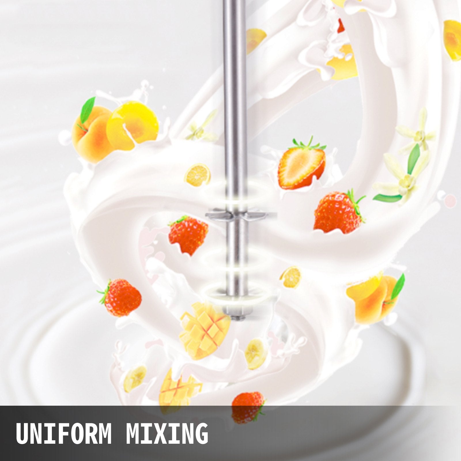 Electric Milkshake Maker 180W Stainless Steel 2 Speed Mixer