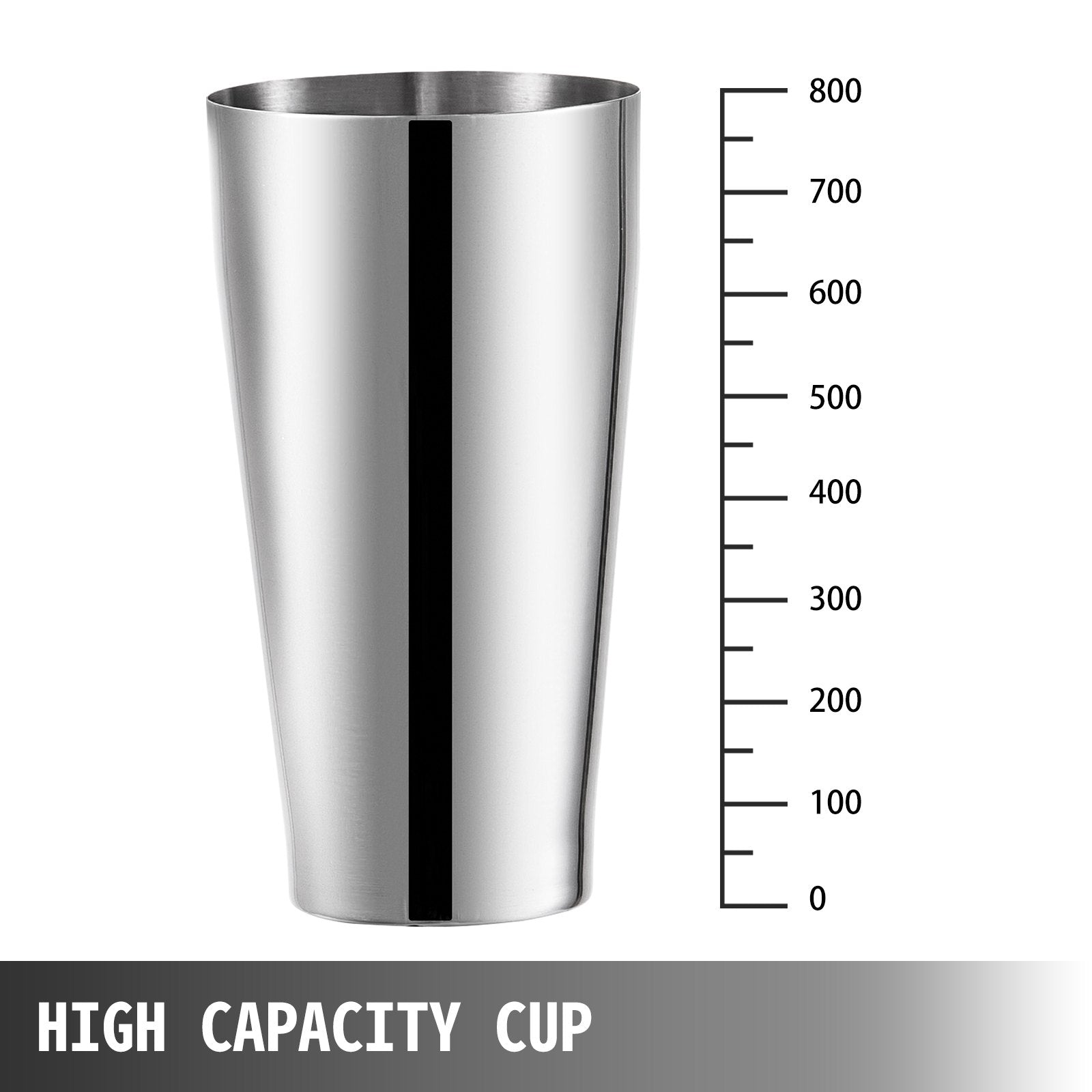 Electric Milkshake Maker 180W Stainless Steel 2 Speed Mixer