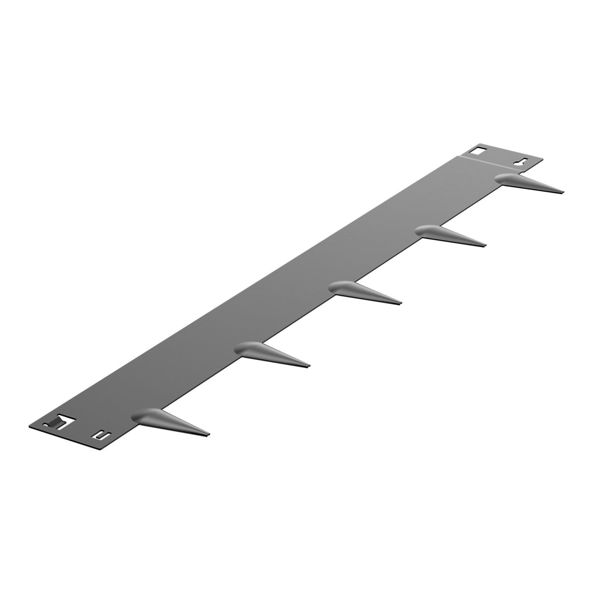 Steel Landscape Edging 5Pack 990x181mm Rust-Resistant Bendable Heavy Duty Gray