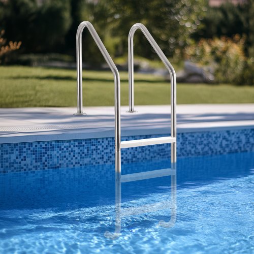 VEVOR 3-Step Stainless Steel Pool Ladder Heavy Duty Non-Slip Handrails