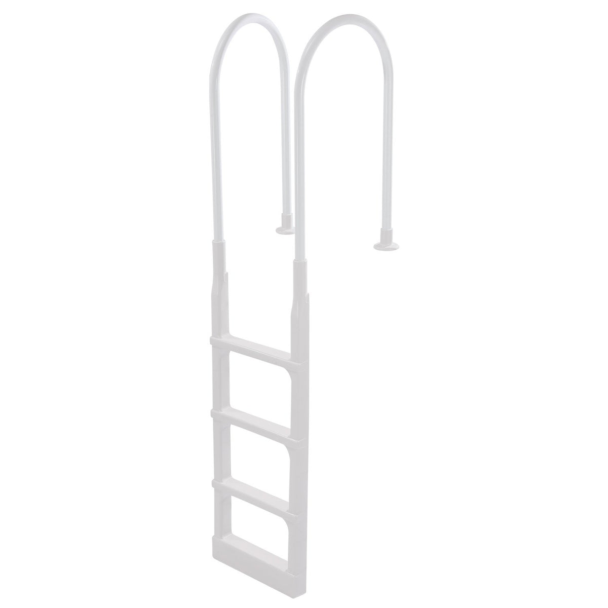 Swimming Pool Ladder 4-Step Double Handrails Non-Slip 136kg for In/Above-Ground