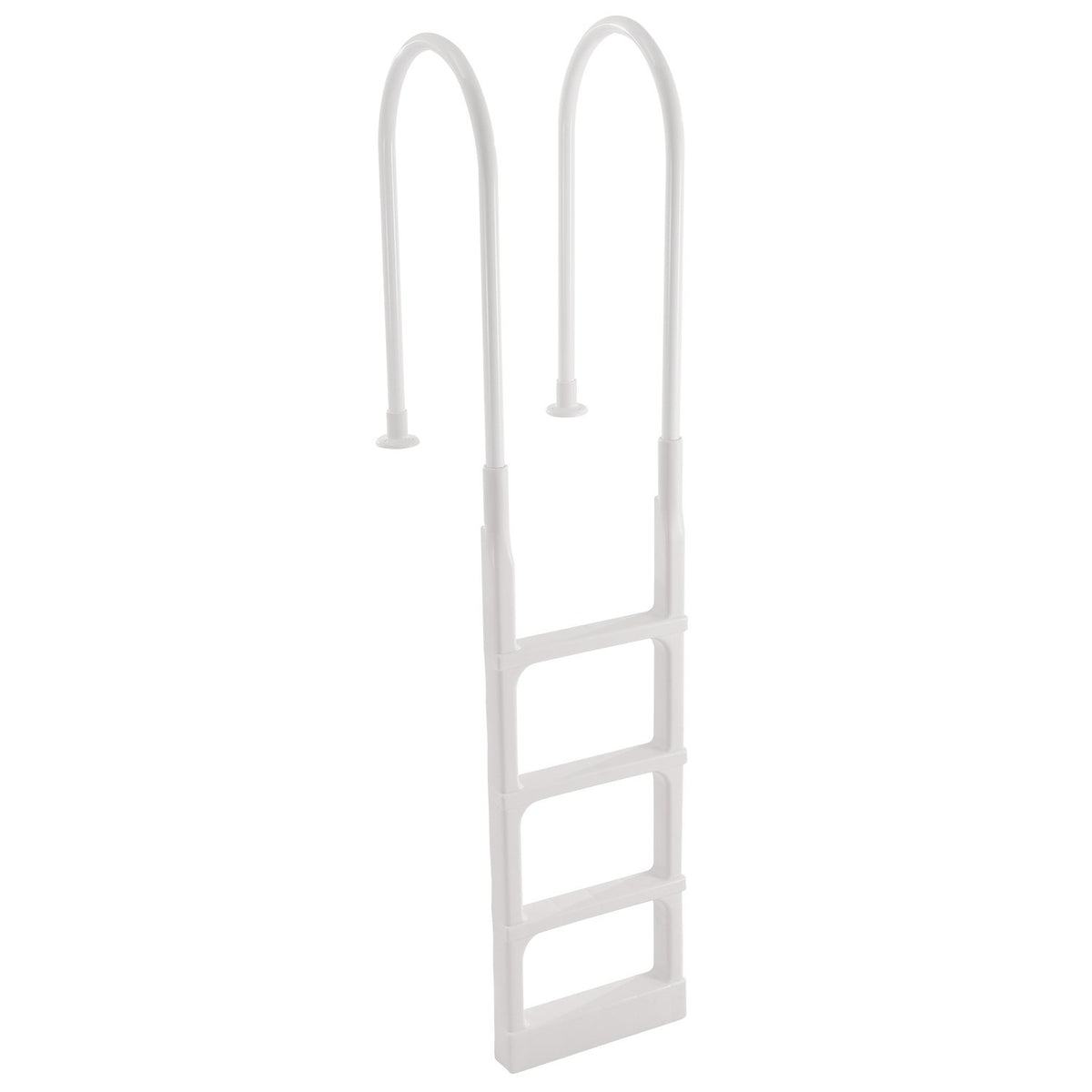 Swimming Pool Ladder 4-Step Double Handrails Non-Slip 136kg for In/Above-Ground