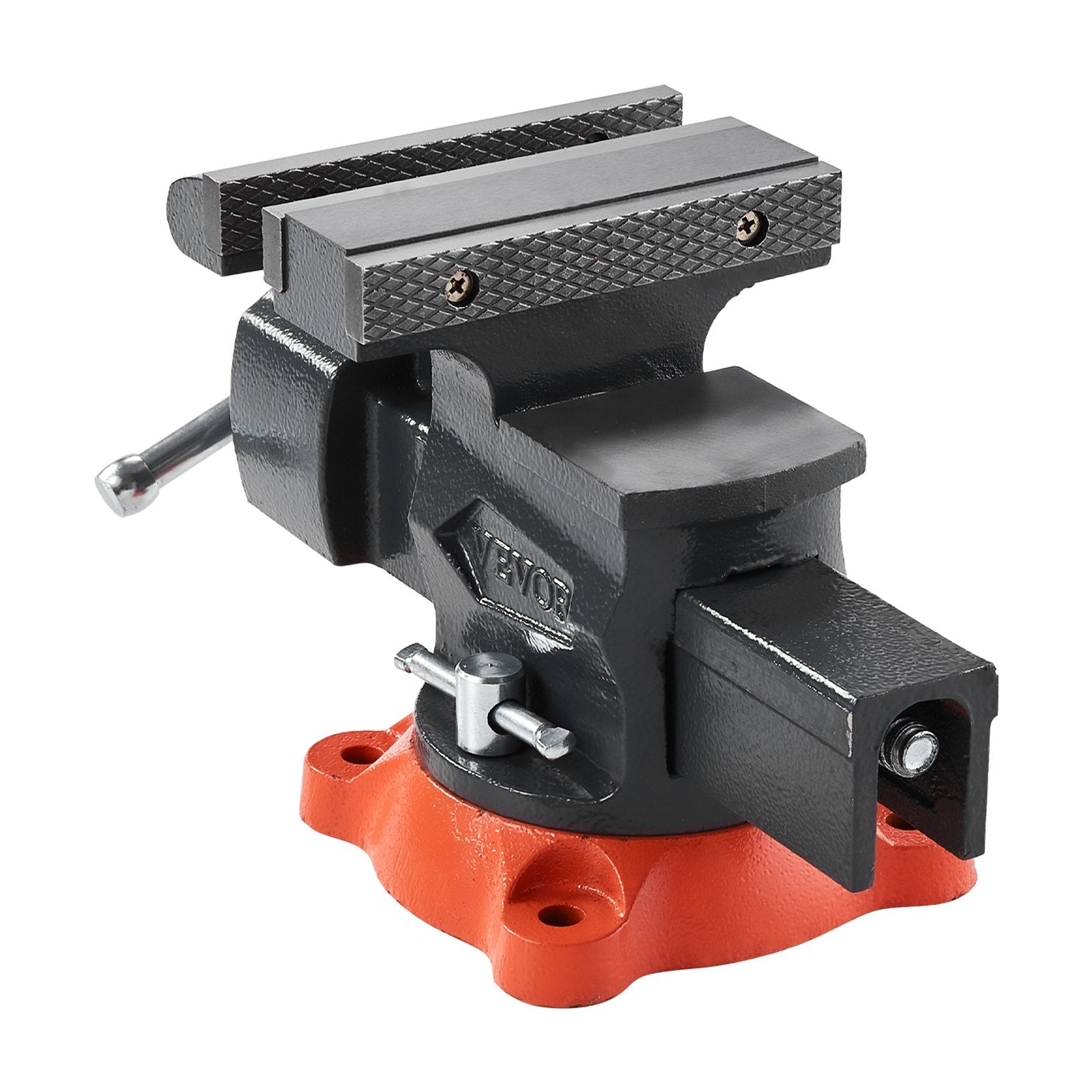 Bench Vise 140mm Jaw Width Two Way Jaws 360° Swivel Base