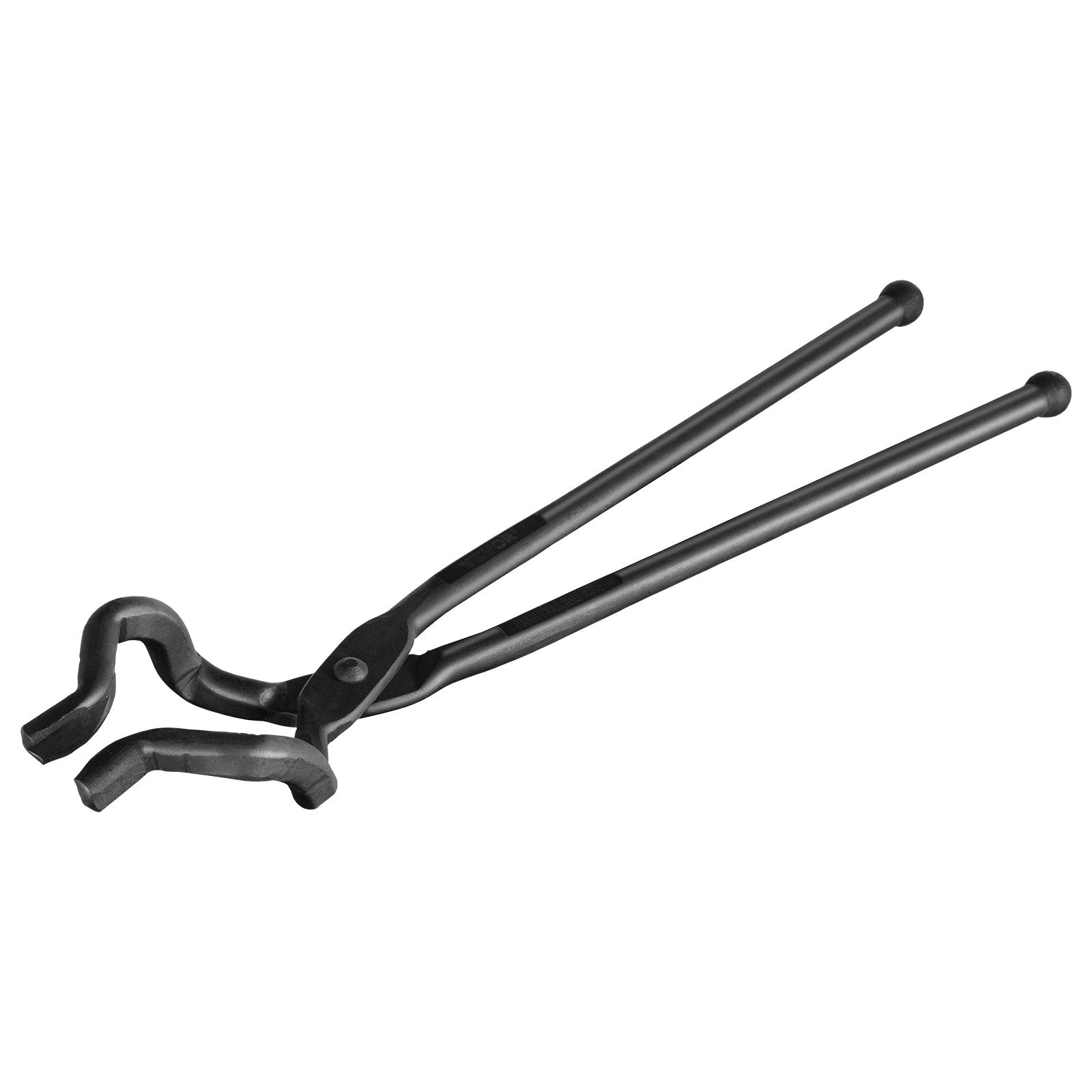 Blacksmith Tongs 463mm Z V-Bit Carbon Steel Forge Tongs with A3 Rivets