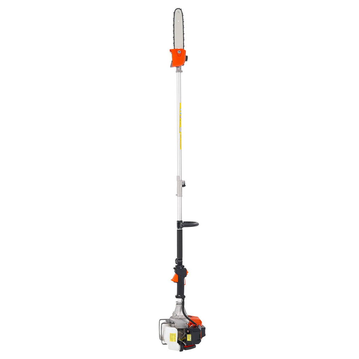 Gas Pole Saw 33CC 2-Stroke with 20.3cm Bar 2.08-3.58m Extendable Chainsaw
