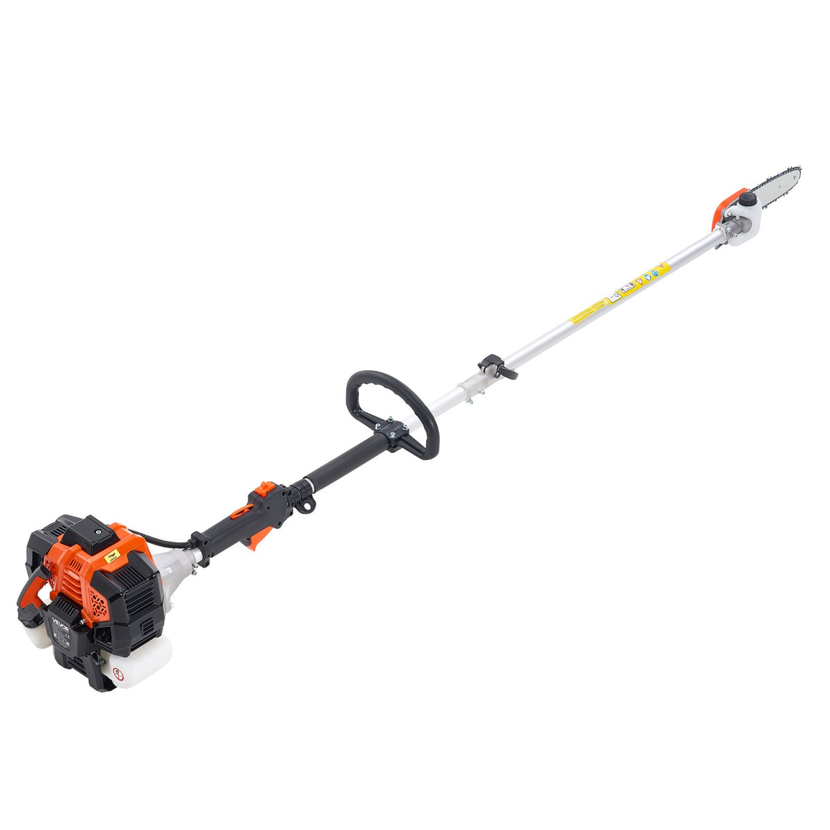 Gas Pole Saw 33CC 2-Stroke with 20.3cm Bar 2-3.5m Extendable Chainsaw