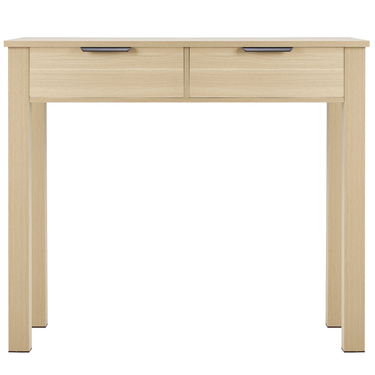 Kids Study Desk with Drawers Modern MDF Writing Table, Light Wood