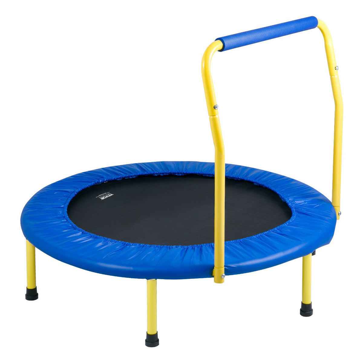 3FT Kids Trampoline 92cm Indoor/Outdoor Foldable Mini Trampoline with Foam H&le