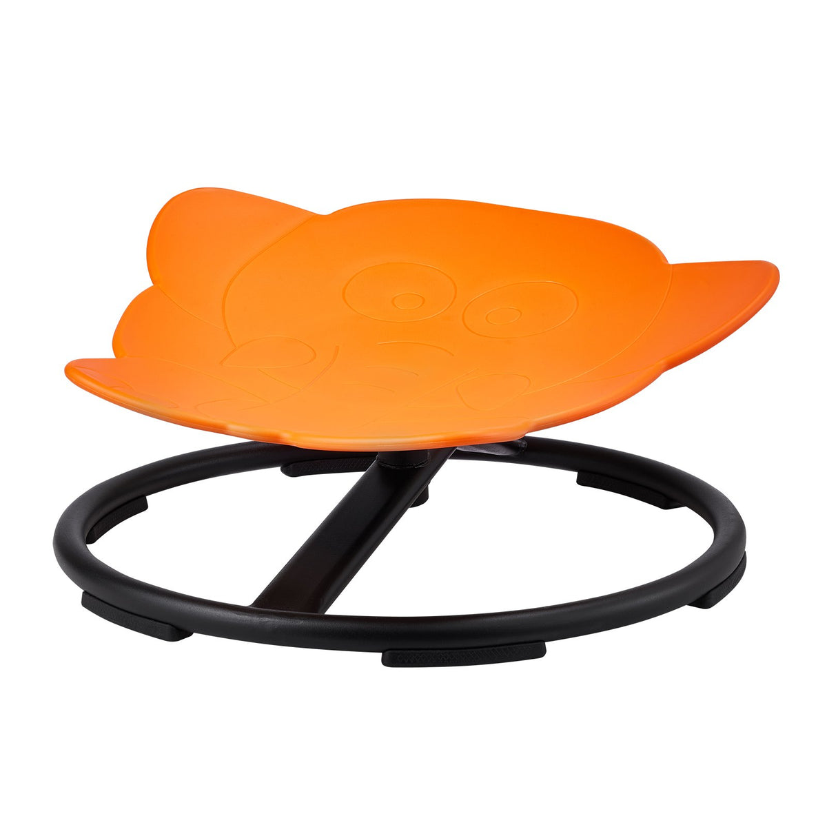 Elephant Kids Swivel Chair 360° Spinning, Toddler Sensory Sit and Spin Orange