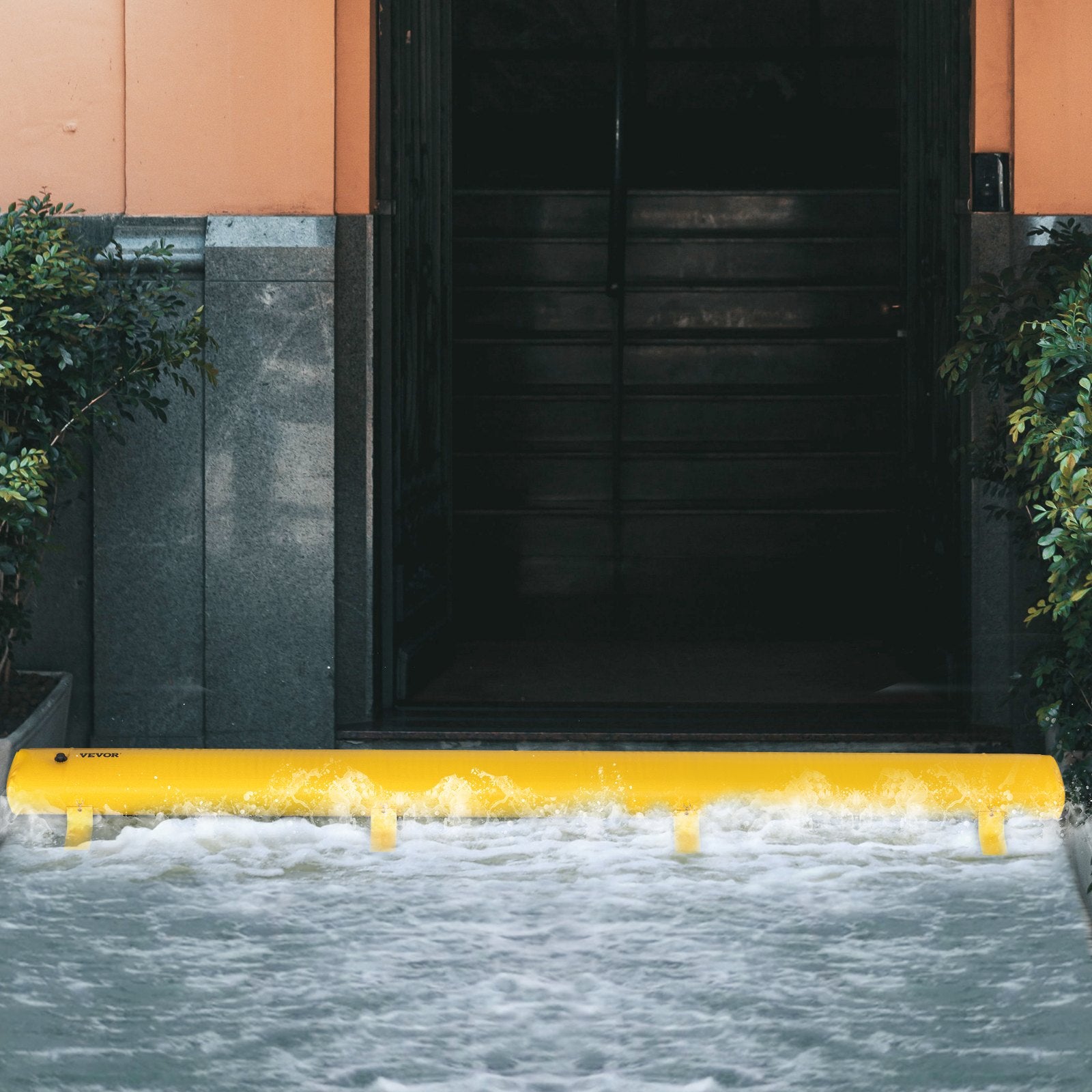 Flood Barrier Hydro Barrier 24' Length x 12" Height Water Diversion