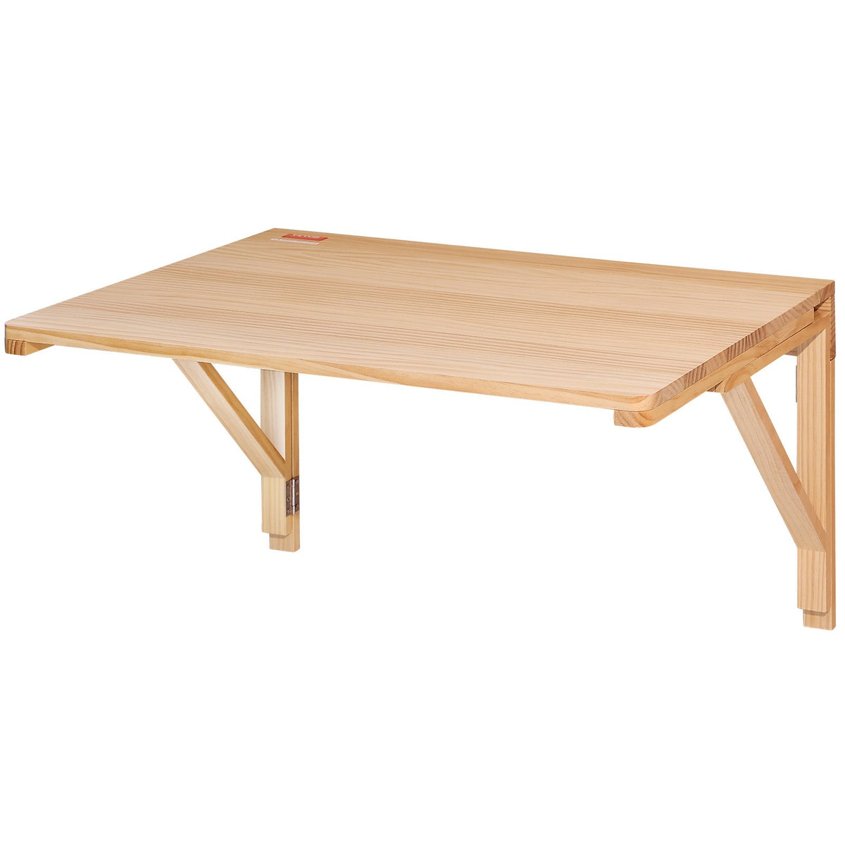 Wall Mounted Folding Table Solid Wood Drop Leaf Floating Desk 31.5x23.58in