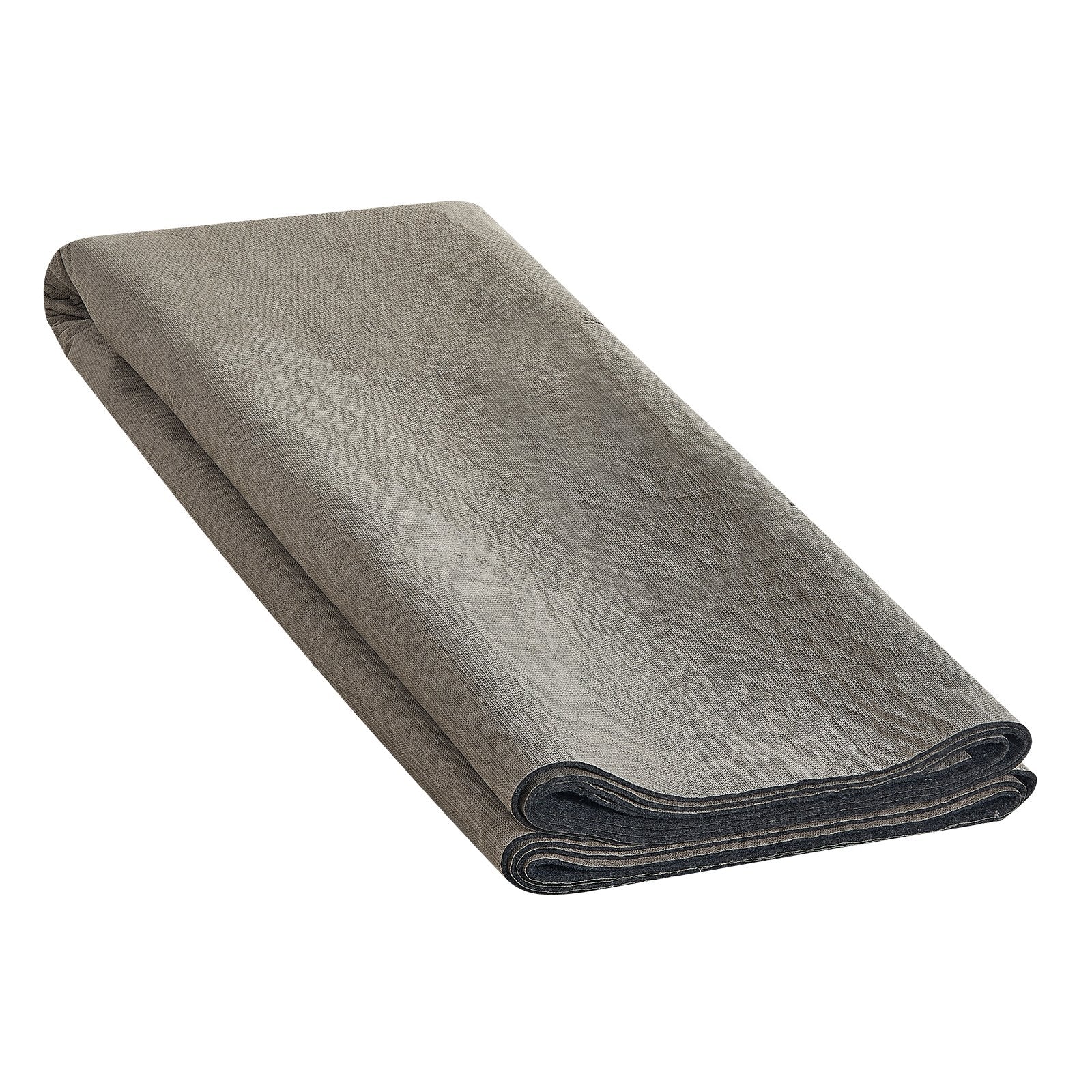 Slip-Resistant Rug Pad 9x12' 1/4" Dual Surface Felt Latex Gray Carpet Cushion