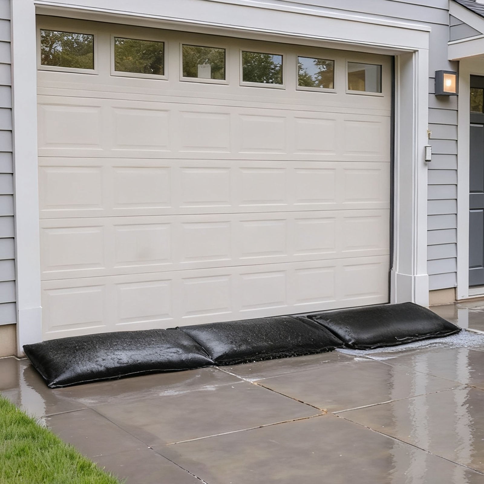 Flood Barrier 10-Pack, 430x830mm Water-Activated Reusable Sandless Flood Bags