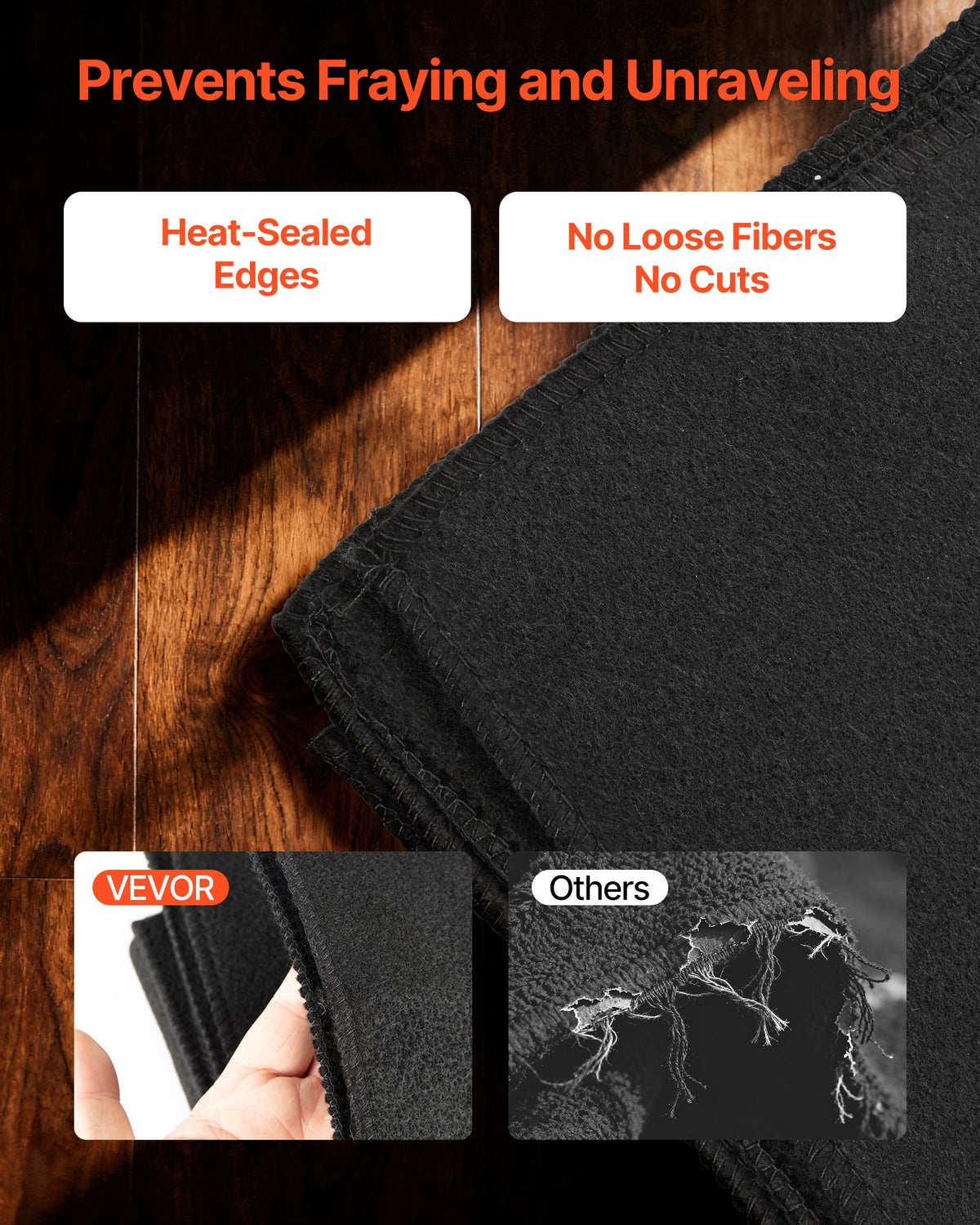 Carbon Felt Welding Blankets 2-Pack 508x914mm 3.5mm Flame Retardant