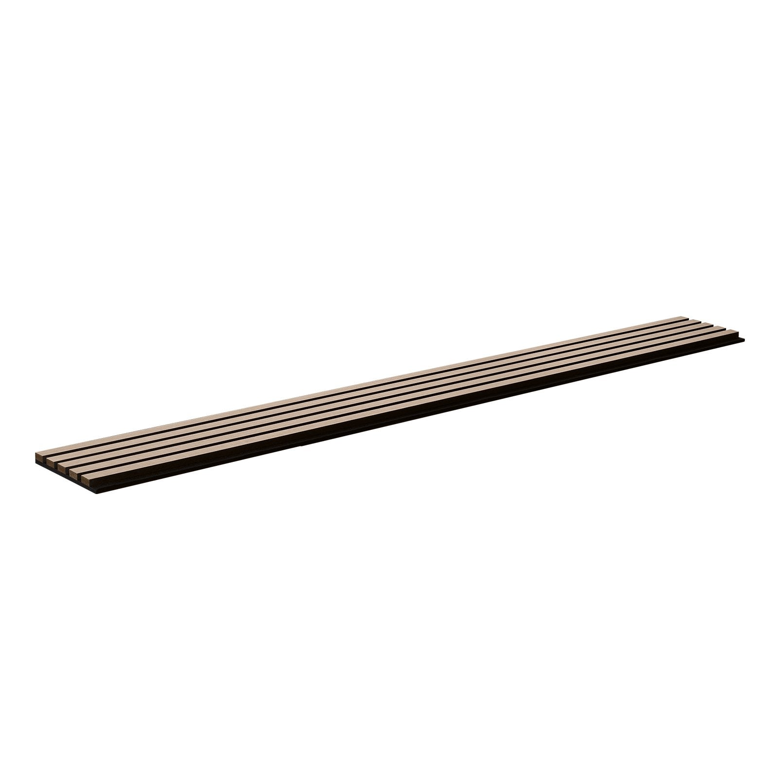 Wood Slat Acoustic Panels 7.9x94.5" MDF Faux Wood Wall Boards Noise Reduction