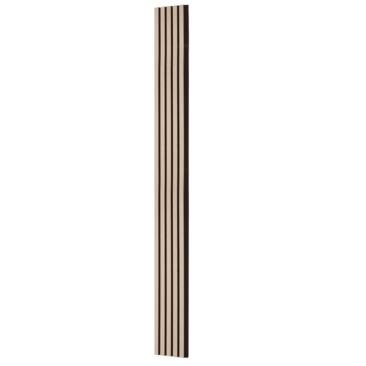 Wood Slat Acoustic Panels 7.9x94.5" MDF Faux Wood Wall Boards Noise Reduction