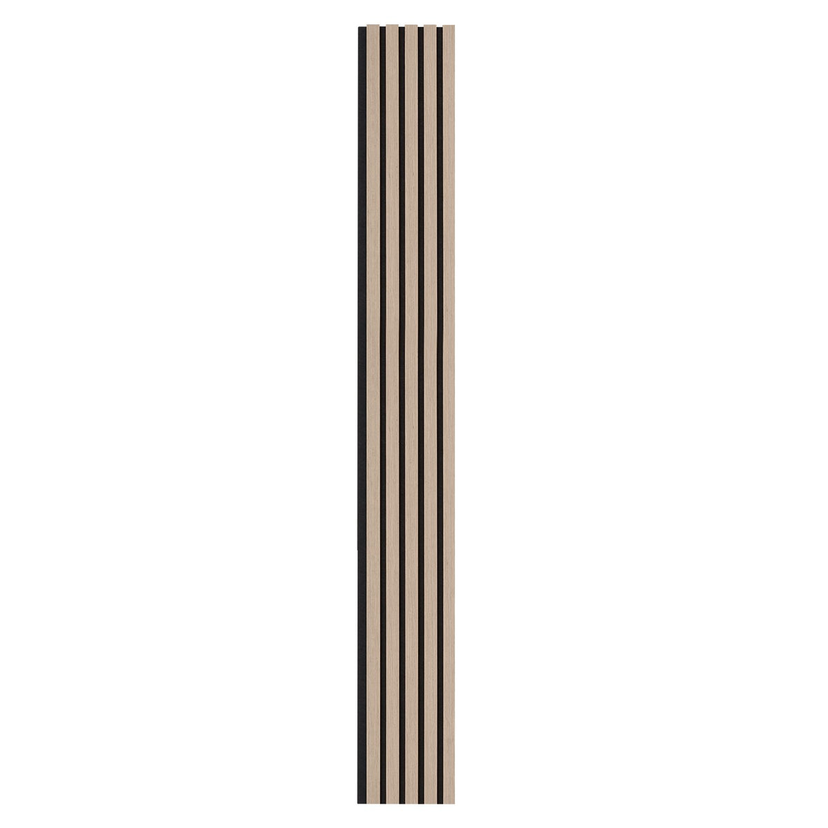 Wood Slat Acoustic Panels 7.9x94.5" MDF Faux Wood Wall Boards Noise Reduction