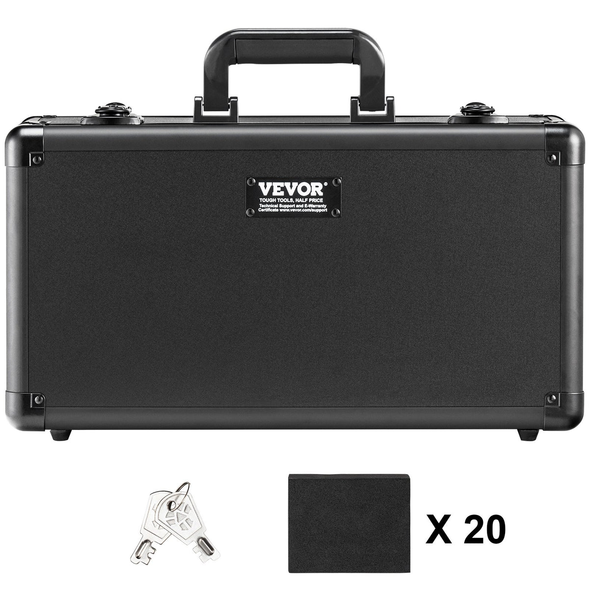 Graded Card Storage Box 4 Slots with Key Lock