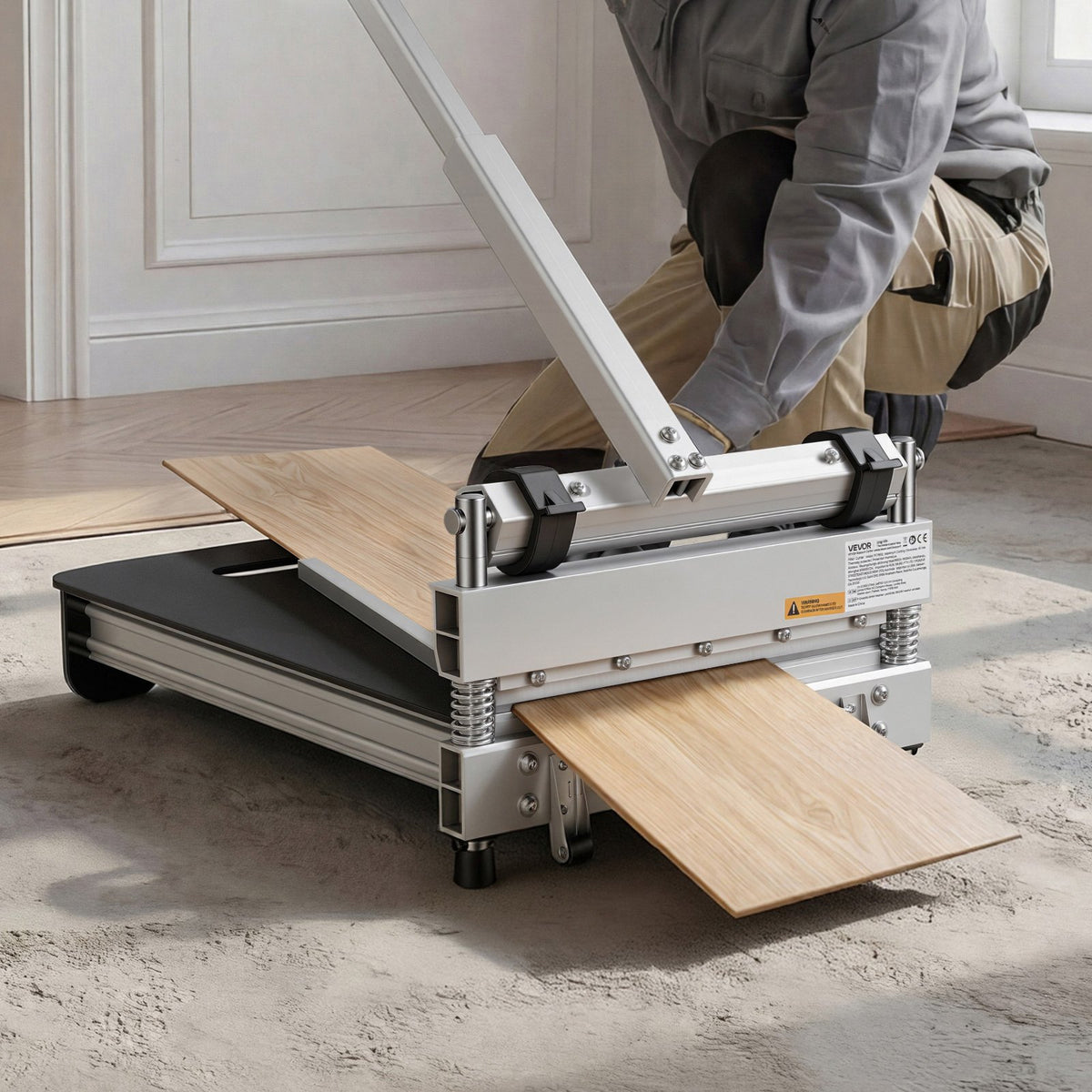 Vinyl and Laminate Flooring Cutter 330mm Adjustable Angle LVP SPC LVT Cutter